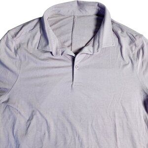 Lululemon Mens Purple Polo Shirt Small